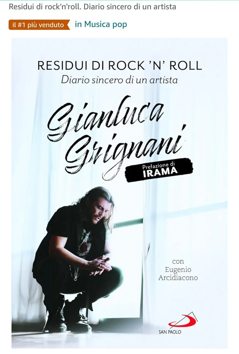Residui di Rock'n'Roll | Diario sincero di un artista è al #1 ed io vi ringrazio!
Buona lettura 📚🎩🤟
Gian

Ordina qui 👉 linktr.ee/gianlucagrigna…