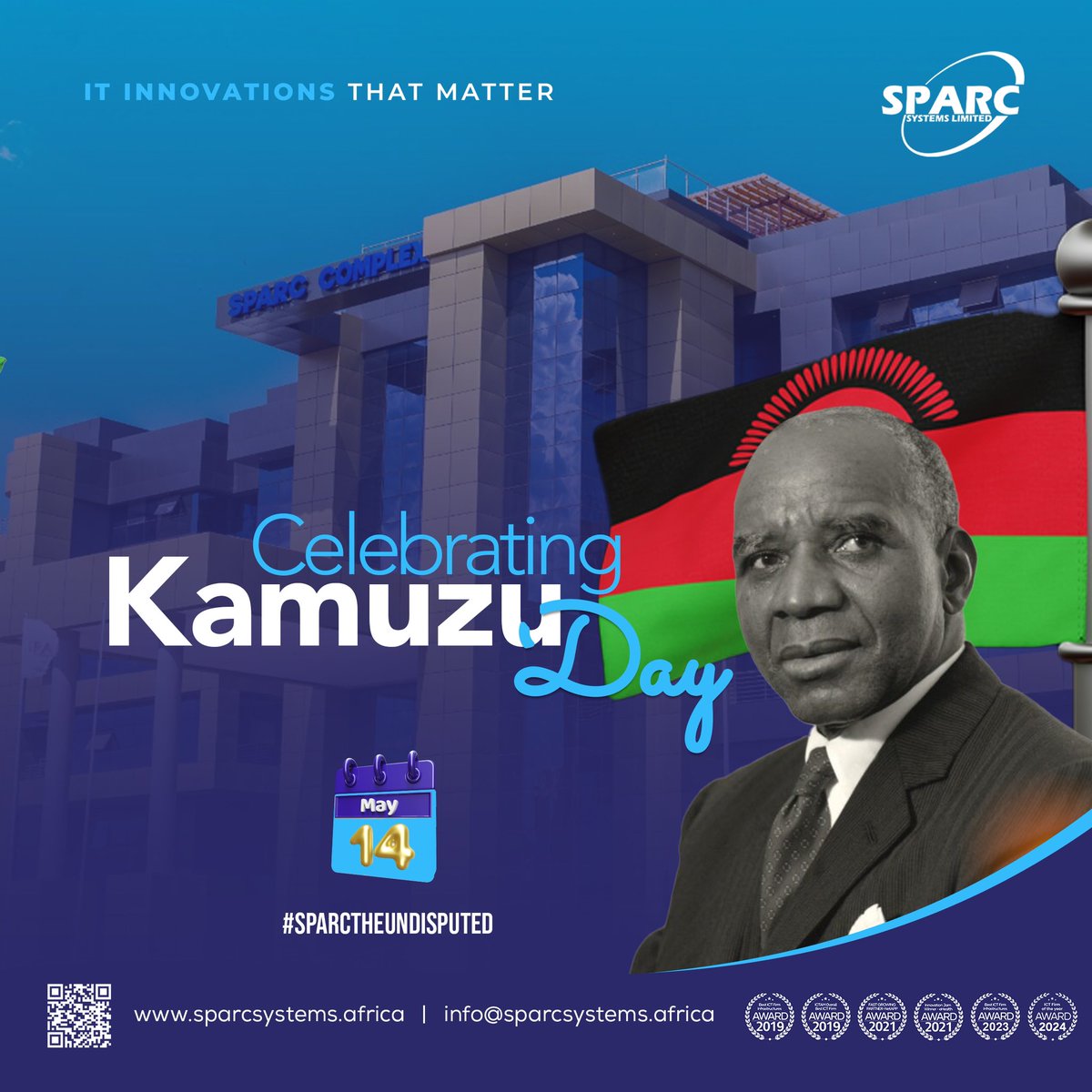 Remembering Hastings Kamuzu Banda, a trailblazer in African history! May his innovative spirit & leadership inspire us to revolutionize Malawi's tech scene #KamuzuDay #ITCompany #SparcTheUndisputed