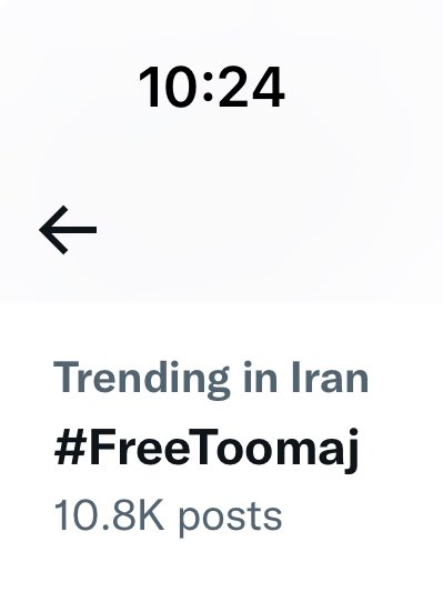 Iranian rapper #ToomajSalehi  sentenced to death based on false accusations, only for his protest songs against injustice and corruption by the Islamic regime of Iran. His life is in dire danger. Toomaj must be released immediately. Be his voice.
#FreeToomaj