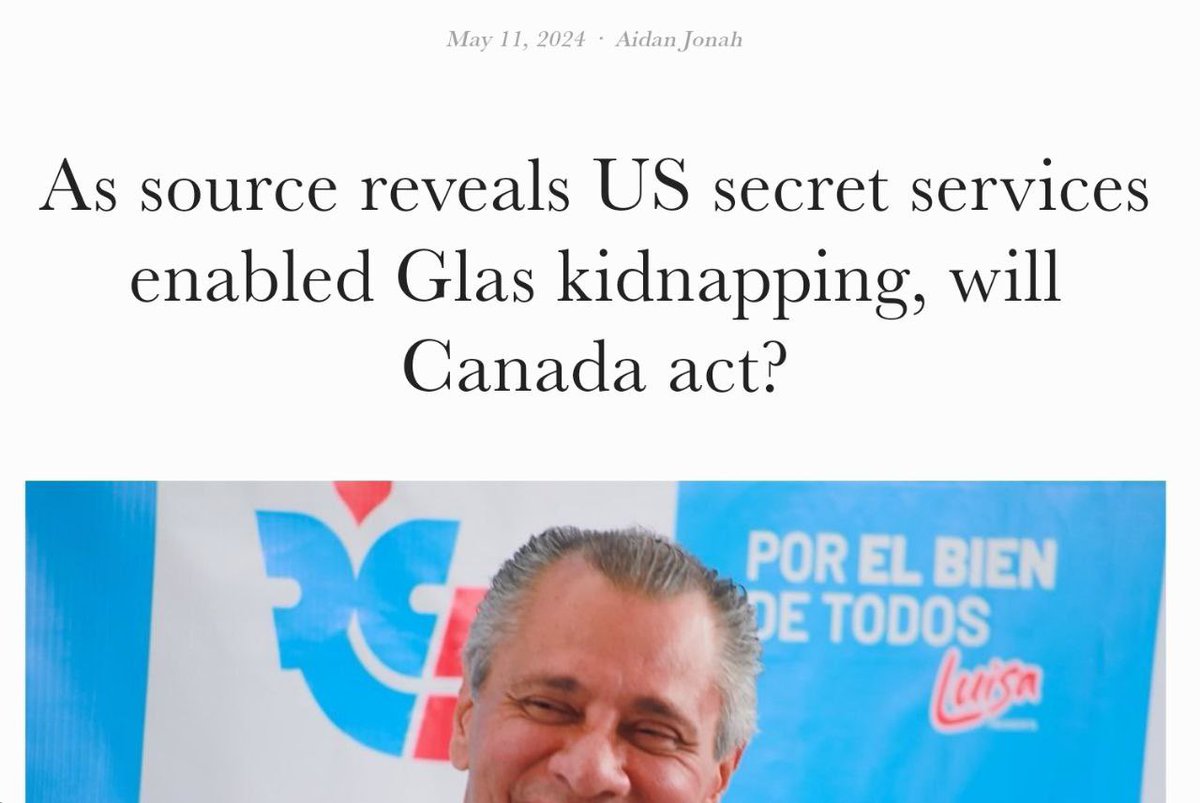 A source informs The Canada Files that US secret services embedded in Ecuador – spying on Mexico’s embassy - enabled President Noboa to order an illegal raid on the embassy and kidnap ex-Vice President, Jorge Glas, before he'd leave in a diplomatic vehicle.