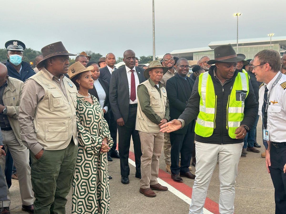 AirBotswana's tweet image. This morning, Air Botswana in partnership with the Government of Botswana, successfully facilitated the arrival of a consignment of breeding livestock.

#GoingYourWay #FlyAirBotswana