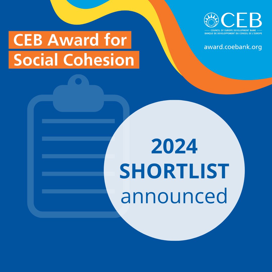 🥁#CEBAward 2024 shortlist has just been announced! 9⃣ amazing projects from 🇫🇷🇵🇱🇸🇰🇪🇸🇹🇷🇺🇦 will compete for €55,000 in prizes. Find out who they are 👉tinyurl.com/muasn46m