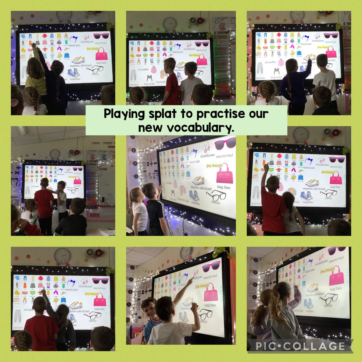 Dosbarth Miss Long have been asking ‘Beth wyt ti’n hoffi gwisgo?’ and telling each other our favourite outfits to wear yn Gymraeg. @EAS_LLCEnglish