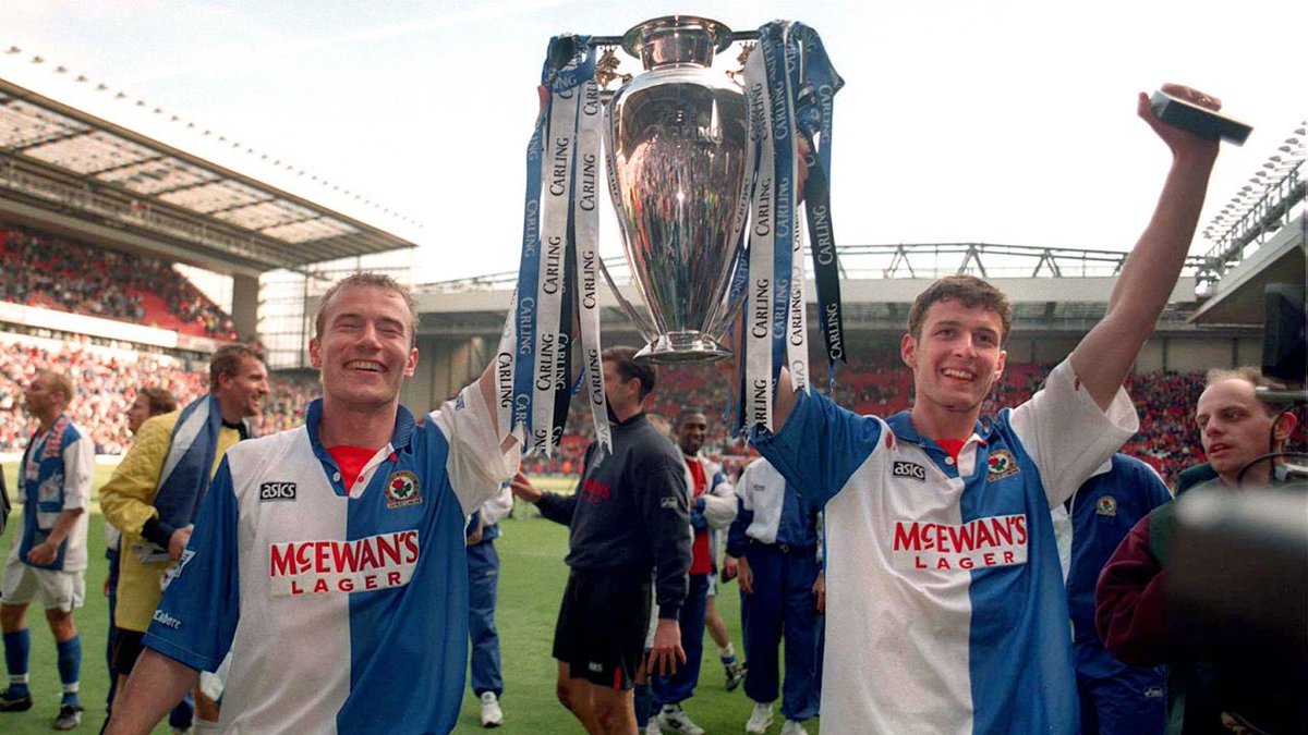 💙 On this day 29 years ago, @Rovers were crowned the 1994/95 @premierleague champions! #Rovers
