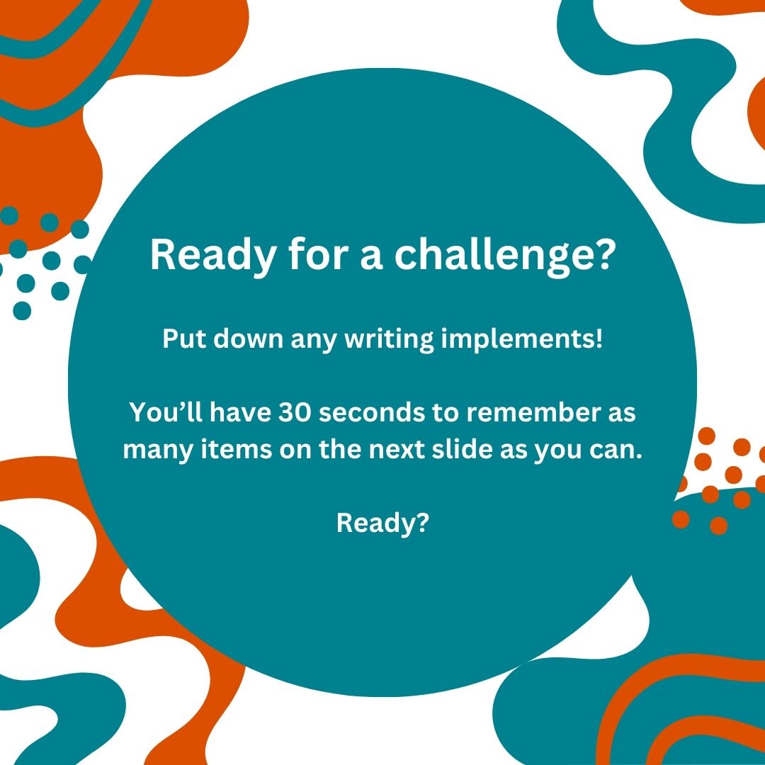 RAHTwick_Rich's tweet image. Up for a challenge? Test your memory! How many objects can you remember? Share your results in the comments! 

rightathometr.co.uk

#MemoryTest #2MinuteChallenge&quot;