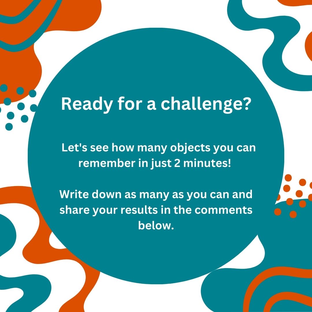 RAHTwick_Rich's tweet image. Up for a challenge? Test your memory! How many objects can you remember? Share your results in the comments! 

rightathometr.co.uk

#MemoryTest #2MinuteChallenge&quot;