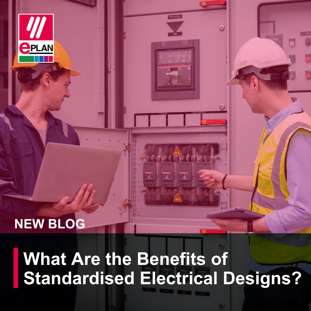 EPLAN Global (@eplan_global) on Twitter photo Unleash the power of standardisation in electrical design! 
If you're struggling with time, budget, or skilled labor in your electrical projects, discover how standardised electrical designs can revolutionise your workflows. 
Read the full article!
bit.ly/3QIrnij Unleash the power of standardisation in electrical design! 
If you're struggling with time, budget, or skilled labor in your electrical projects, discover how standardised electrical designs can revolutionise your workflows. 
Read the full article!
bit.ly/3QIrnij