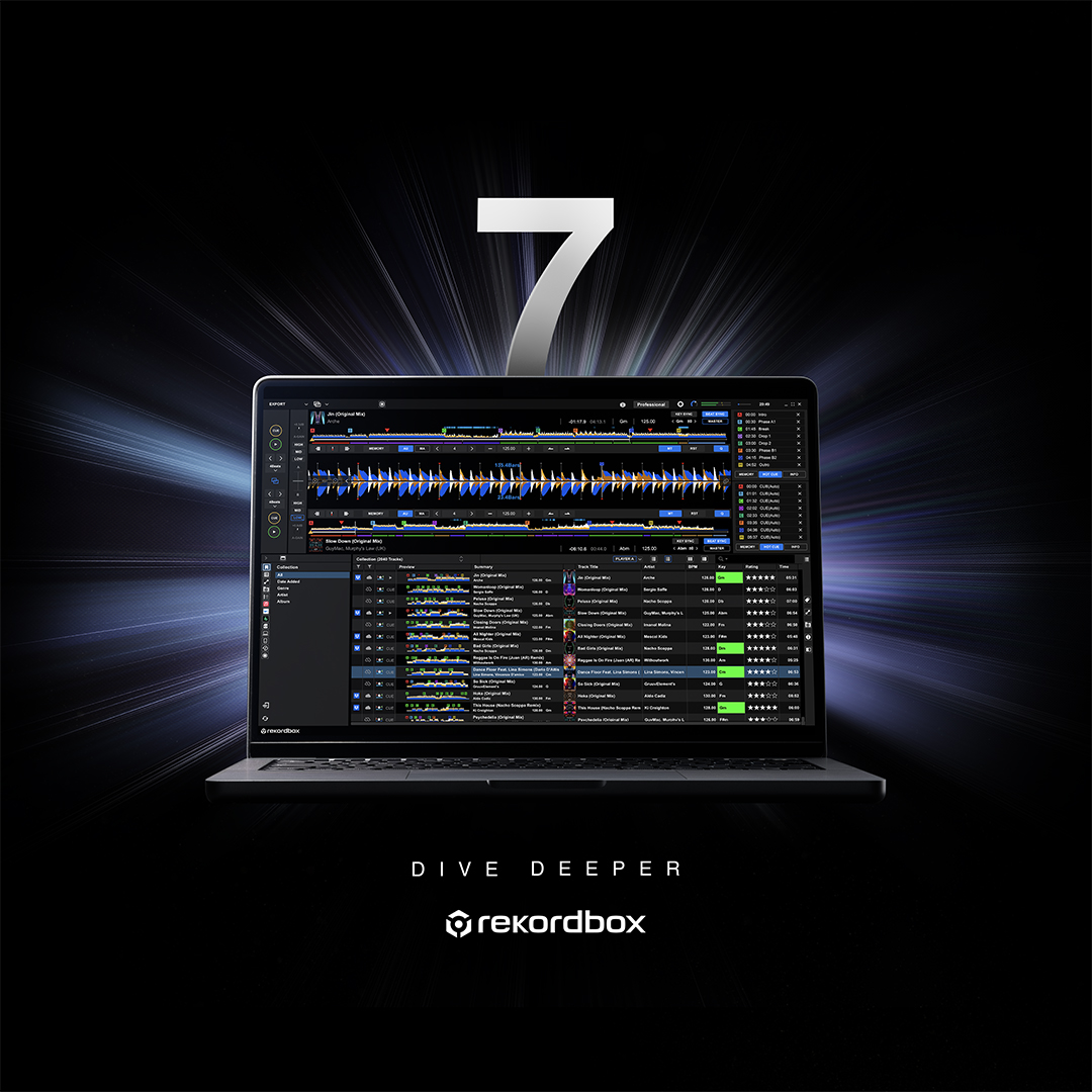Dive deeper. Introducing rekordbox 7, the latest version of our DJ software that brings a much smoother, more intuitive workflow to suit your DJ lifestyle. 

Discover more: bit.ly/4bs1Guk

#rekordbox #rekordbox7