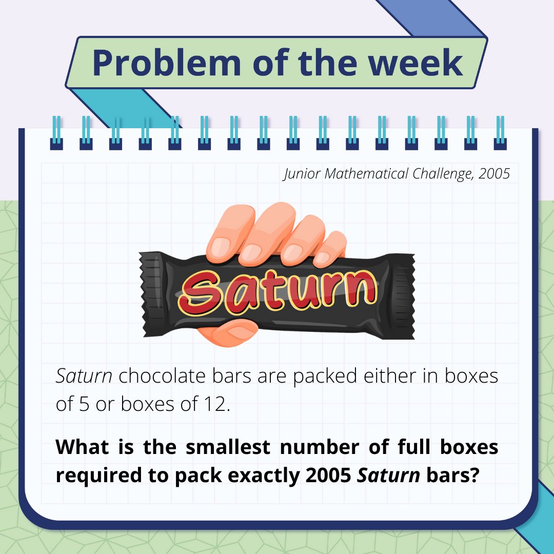 Problem of the Week 68! Please do not comment the solution so others can work it out too. Instead, like this post or comment a thumbs up if you think you have the correct answer! The solution will be posted in the comments on Thursday afternoon. #Problem #UKMT #Maths