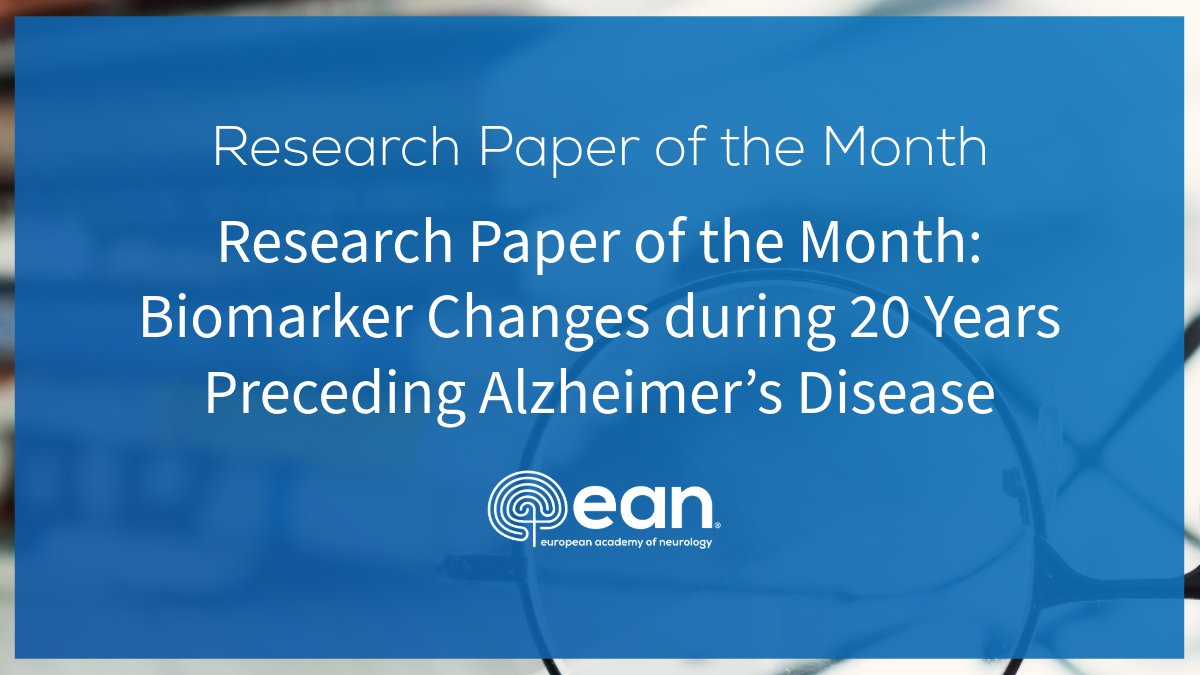 Our #EANPOTM explores groundbreaking data on Alzheimer's Disease trajectories. A pioneering longitudinal analysis confirms early biomarker changes and a critical window for intervention. Full insights ➡️ ow.ly/mltm50REfoS #EANeurology #Neurology #alzheimers #research