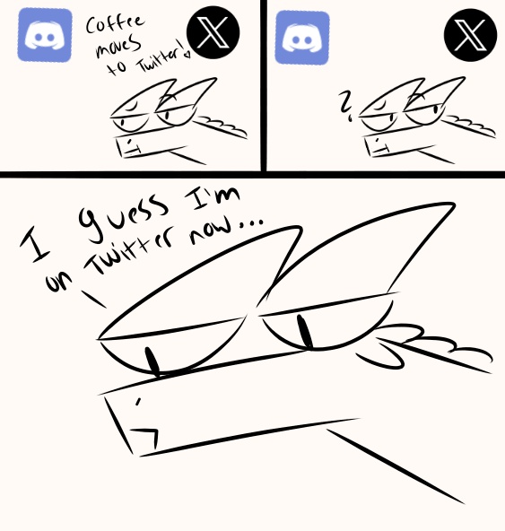 I used to only post these comics in a #wingsoffire discord server. But decided why not start posting them on my Twitter as well. 

Coffee the Mud-Night is on Twitter now.

#WingsofFire #WoF