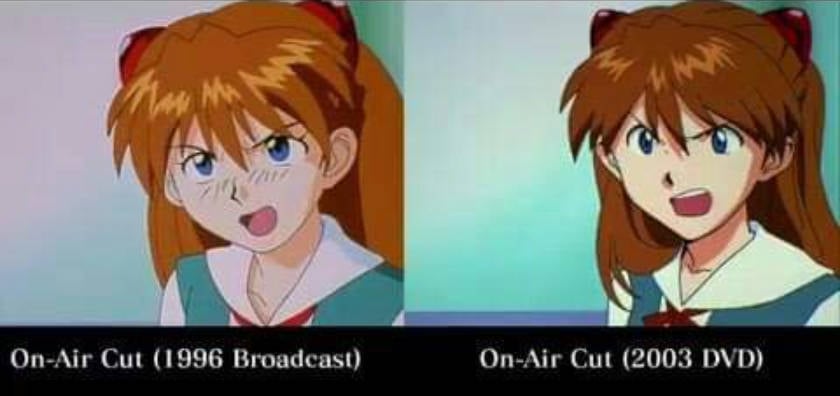 Its crazy to think that what we know as eva was just ever so slightly different in a few places when people watched it for the first time, I know this is standard for anime but still