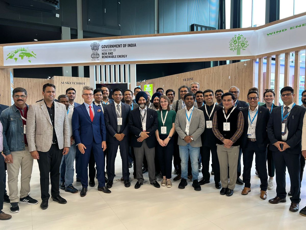 At the World Hydrogen Summit 2024, India asserts its position as a frontrunner in the pursuit of renewable energy solutions by showcasing the India Pavilion, a beacon of innovation and collaboration. Led by Secretary @mnreindia, Shri. Bhupinder Bhalla, the Indian delegation,