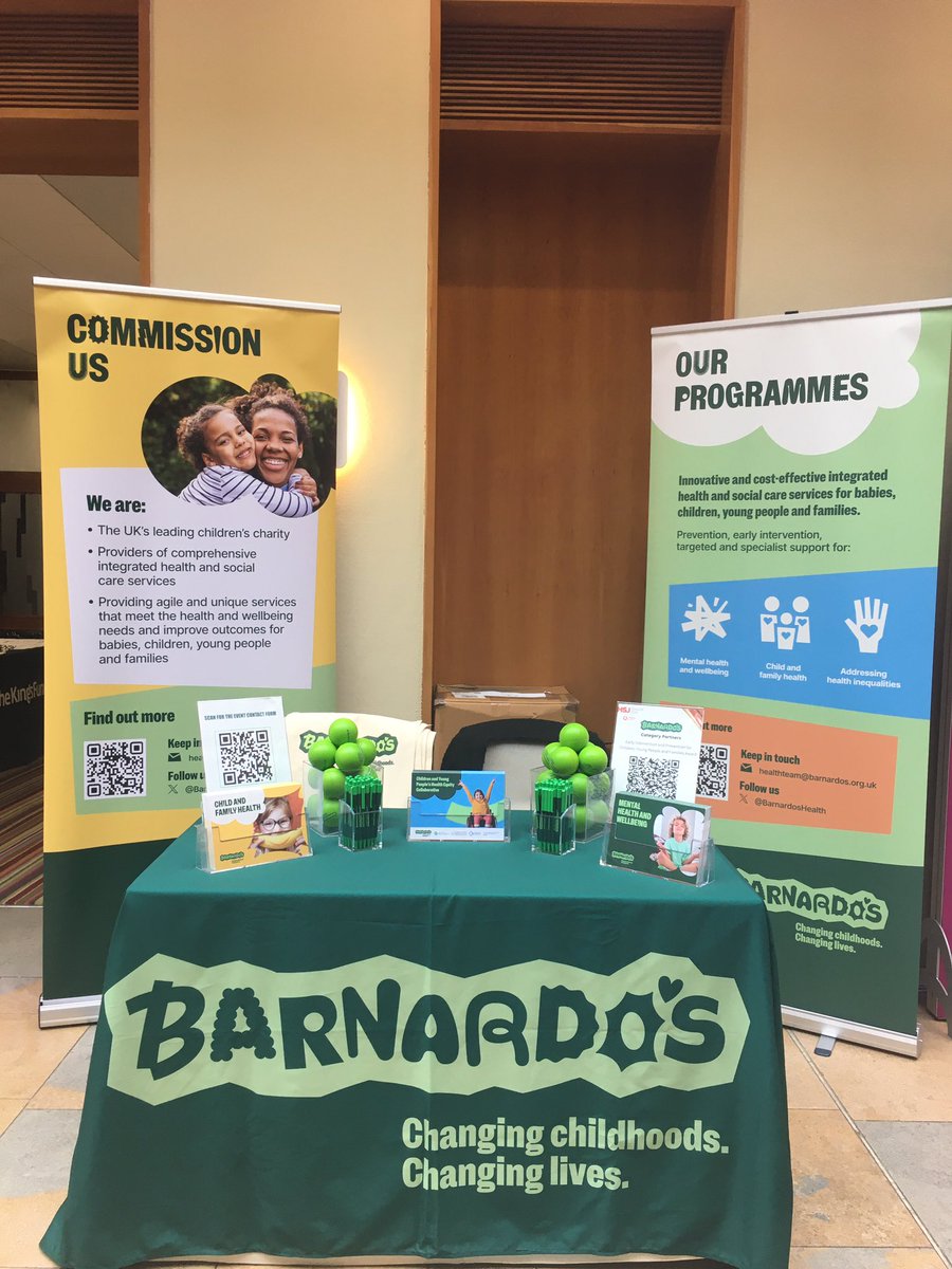 Barnardo's Health (@barnardoshealth) on Twitter photo We’re all set & ready for <a href="/TheKingsFund/">The King's Fund</a> #KFICS24 today! Pop by our stand to hear about the integrated health & social care services we provide across the UK #childrenandyoungpeople #health #dontforgetthechildren We’re all set & ready for <a href="/TheKingsFund/">The King's Fund</a> #KFICS24 today! Pop by our stand to hear about the integrated health & social care services we provide across the UK #childrenandyoungpeople #health #dontforgetthechildren