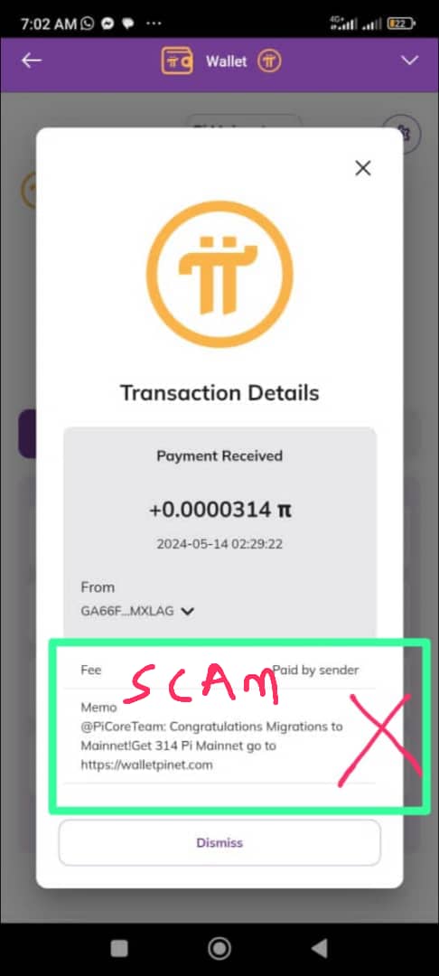 How to protect yourself against Pi scams?

1. Never share your Pi passphrase anywhere except wallet.pinet.com; 

2. Use only trusted Pi apps that integrate the Pi SDK and offer escrow protection;

3. Do P2P & do not visit any spam link sent to you via Pi payment Memo
