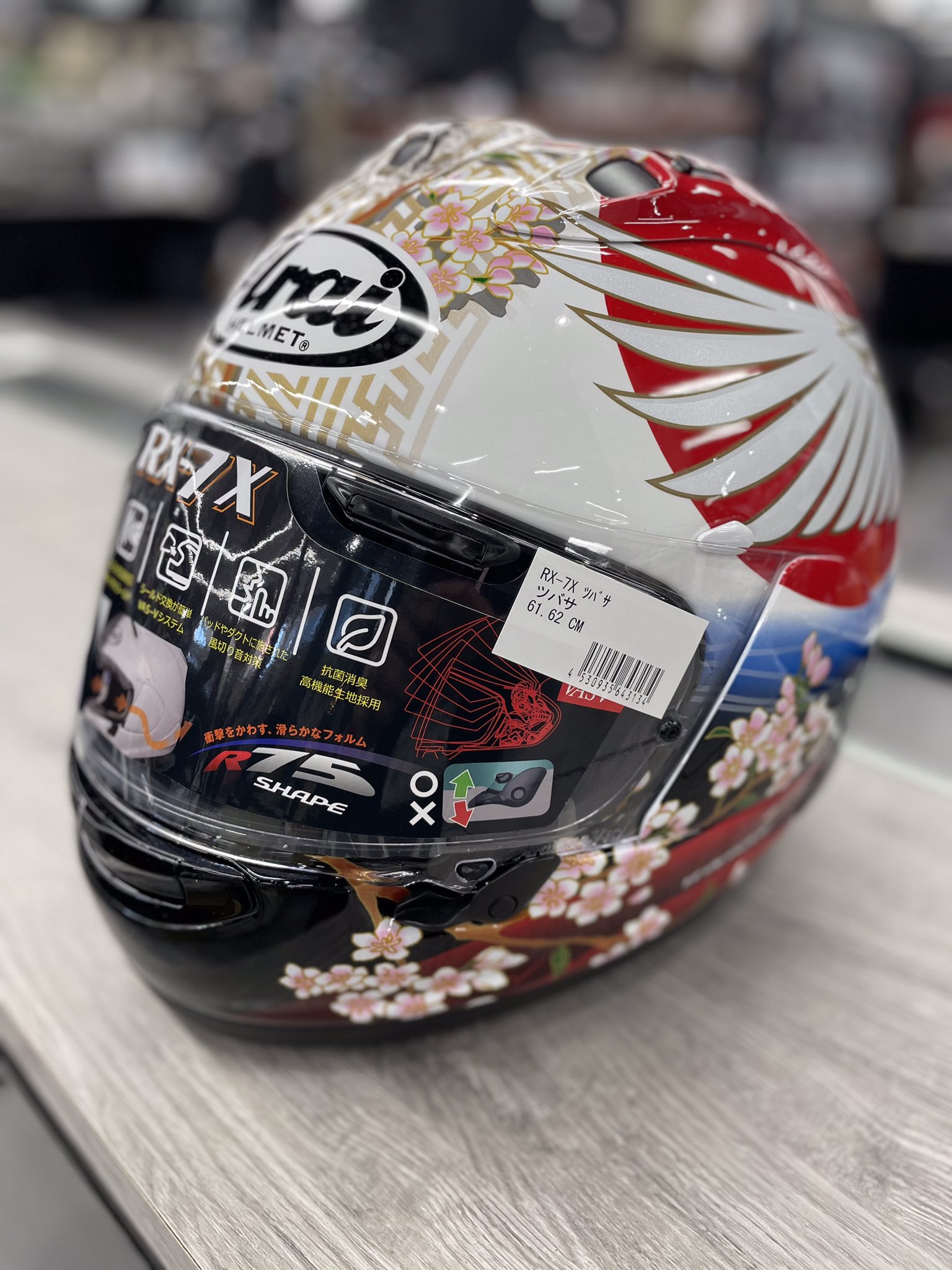 Arai Rx7x Tsubasa (ツバサ) size M(Arai RX-7X Tsubasa Arai Rx7x Tsubasa (ツバサ) size M(Arai RX-7X Tsubasa