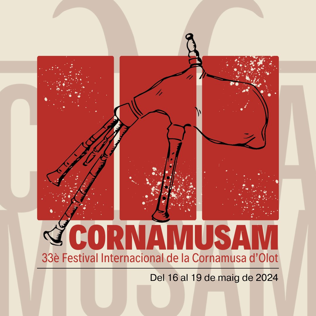 🎉 Ben aviat comença el @cornamusam!

🥁🎺Música, cultura i tradició tornaran a omplir #Olot
📅 Del 16 al 19 de maig

🎤 Entrades a olotcultura.cat! 🎟️
🔗olotcultura.cat/el-33e-cornamu…

#Olot