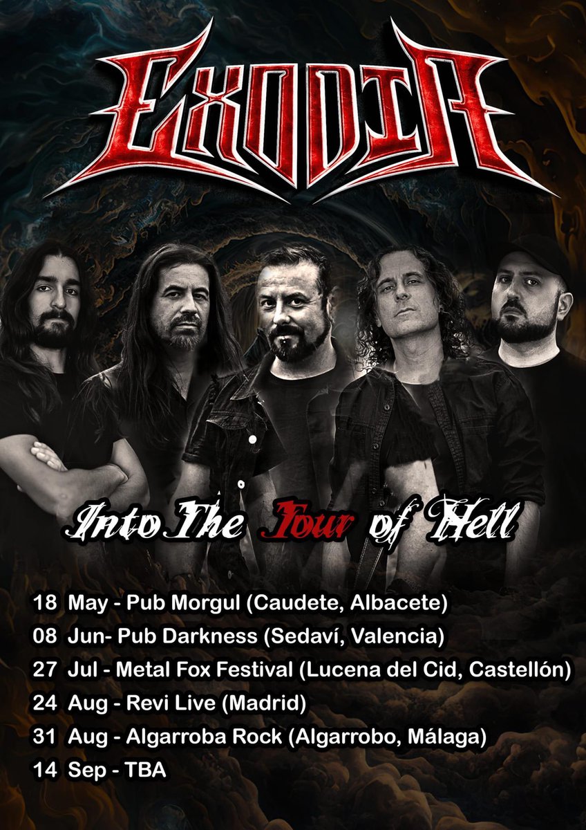 Esta semana iniciamos la vuelta a los escenarios y estamos muy ilusionados de presentar por fin en directo los temas de nuestro último álbum "Into The Mouth Of Hell" 
Nos vemos pronto!