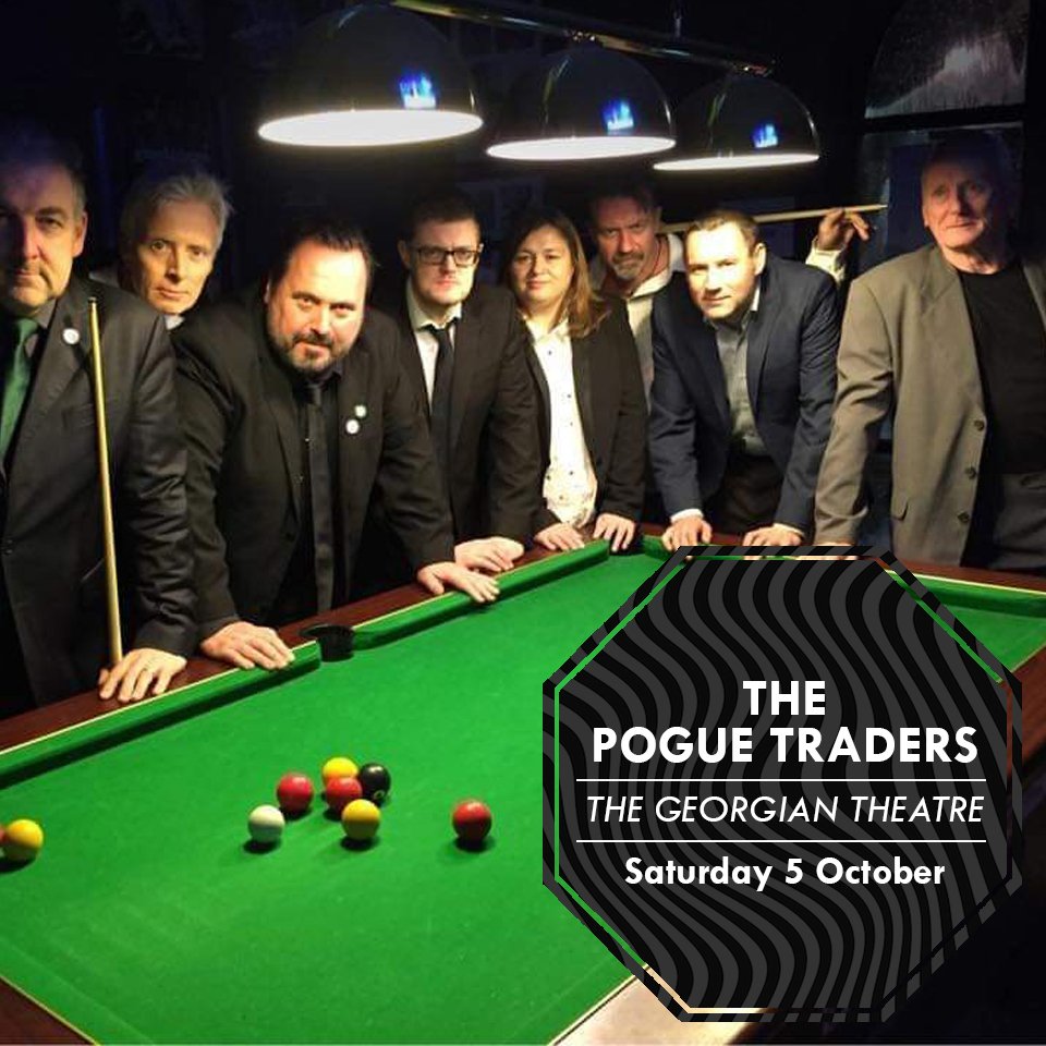 Saturday 5th October - The Pogue Traders Formed back in 2007, The Pogue Traders have become established as the UK’s leading Pogues tribute band. 🎟 georgiantheatre.co.uk/live-event/ven…