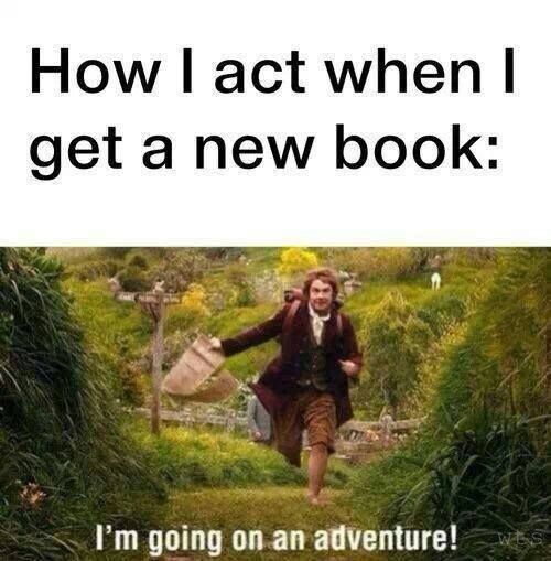 Every book is a new adventure. ✨ 

[ 🤪 Meme Credits: hookedtobooks ]

#adventure #books #bookworm #booklover #bookaddict #readingtime #bookmeme #bookhumor