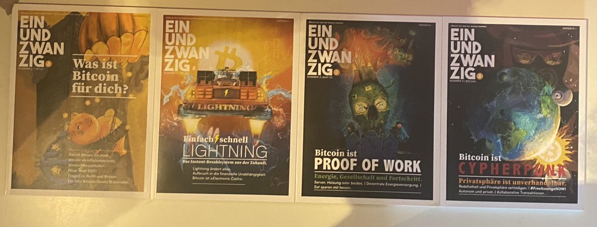 GM, habt ihr auch bereites alle #Bitcoin Magazine von @einundzwanzig_m?