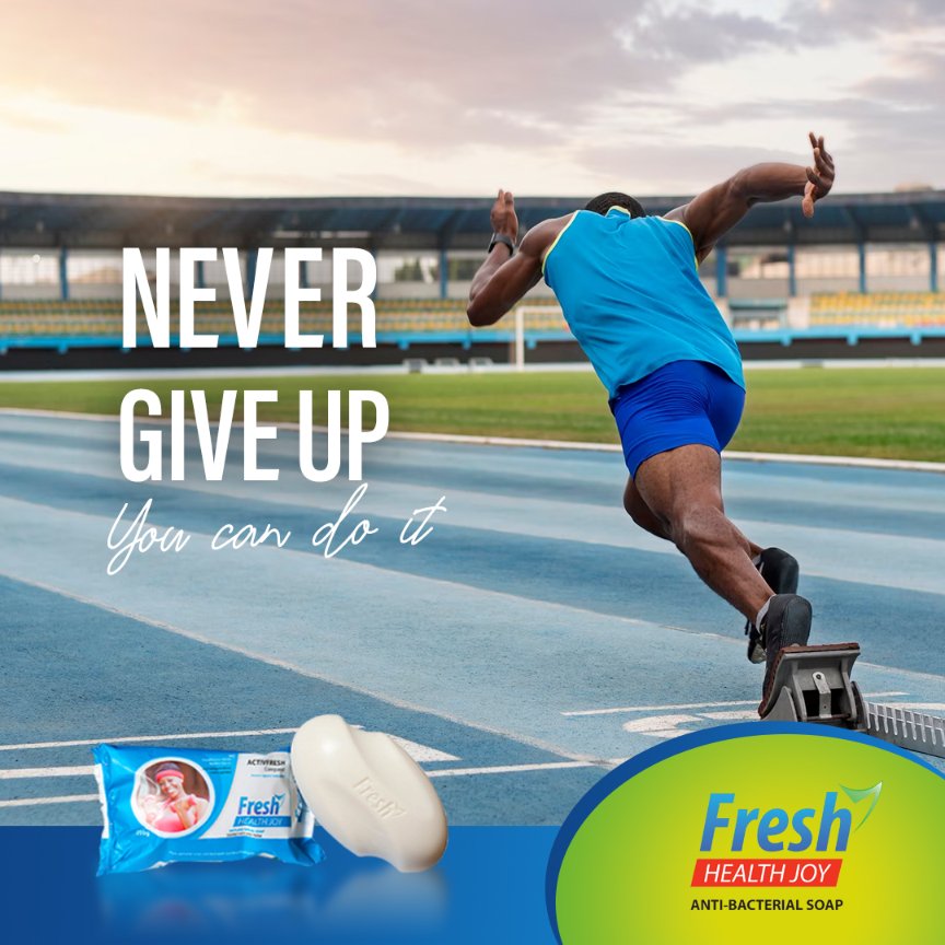 This is your gentle morning reminder to never give up, you can do it ! #freshhealthjoy #fitness #unitedrefinerieslimited