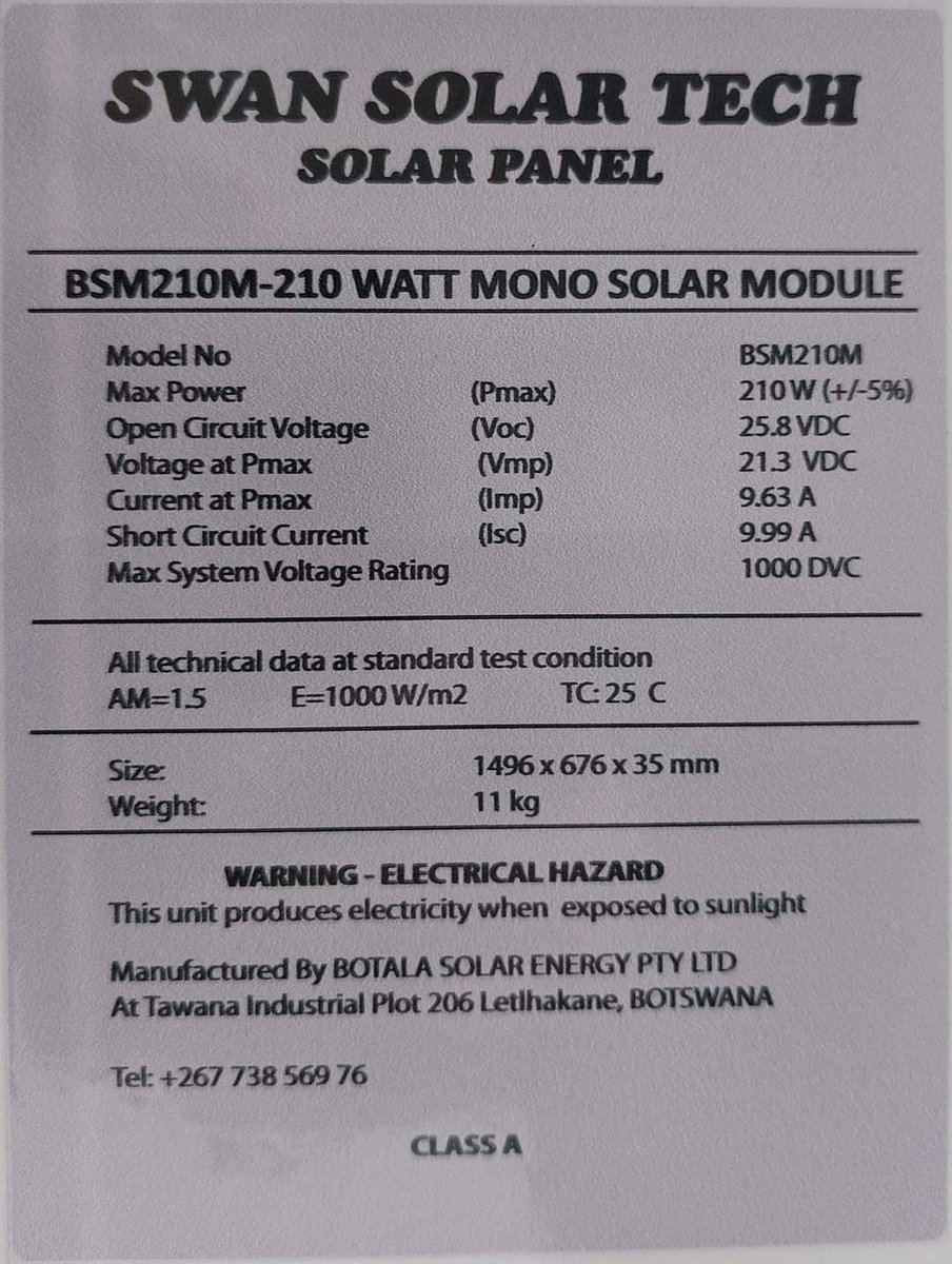 SMITH_S_M_'s tweet image. After so much work, finally the project is up and running. Solar panels fully manufactured locally from scratch. We have 350W and 210W mono solar modules. 
Contact me on 76767617/73864906 if you want to see the samples.