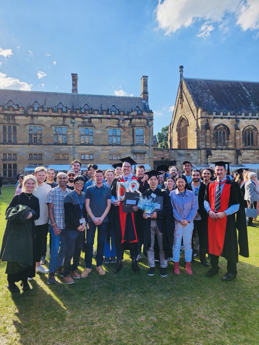 liu_xuyu's tweet image. Heartfelt congrats to all grads🎓! Huge shoutout to Josh, now Dr🤩! Special kudos to Luke, Sinclair, Mel, &amp;amp; Ivan. Your unwavering dedication, intellect, &amp;amp; hard work have truly paid off. Here&apos;s to new beginnings &amp;amp; limitless possibilities! We are so proud of you❤️!