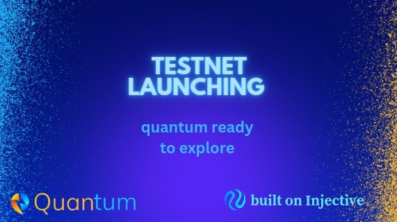 Hello Ninjas 🥷 Get ready for an upcoming project on @injective That is @QuantumFi_ Quantum Finance is the first NFT - Gated Guild staking system connecting the DeFi & NFT space on Injective.🎉 Get ready for the Quantum testnet 💥 $INJ