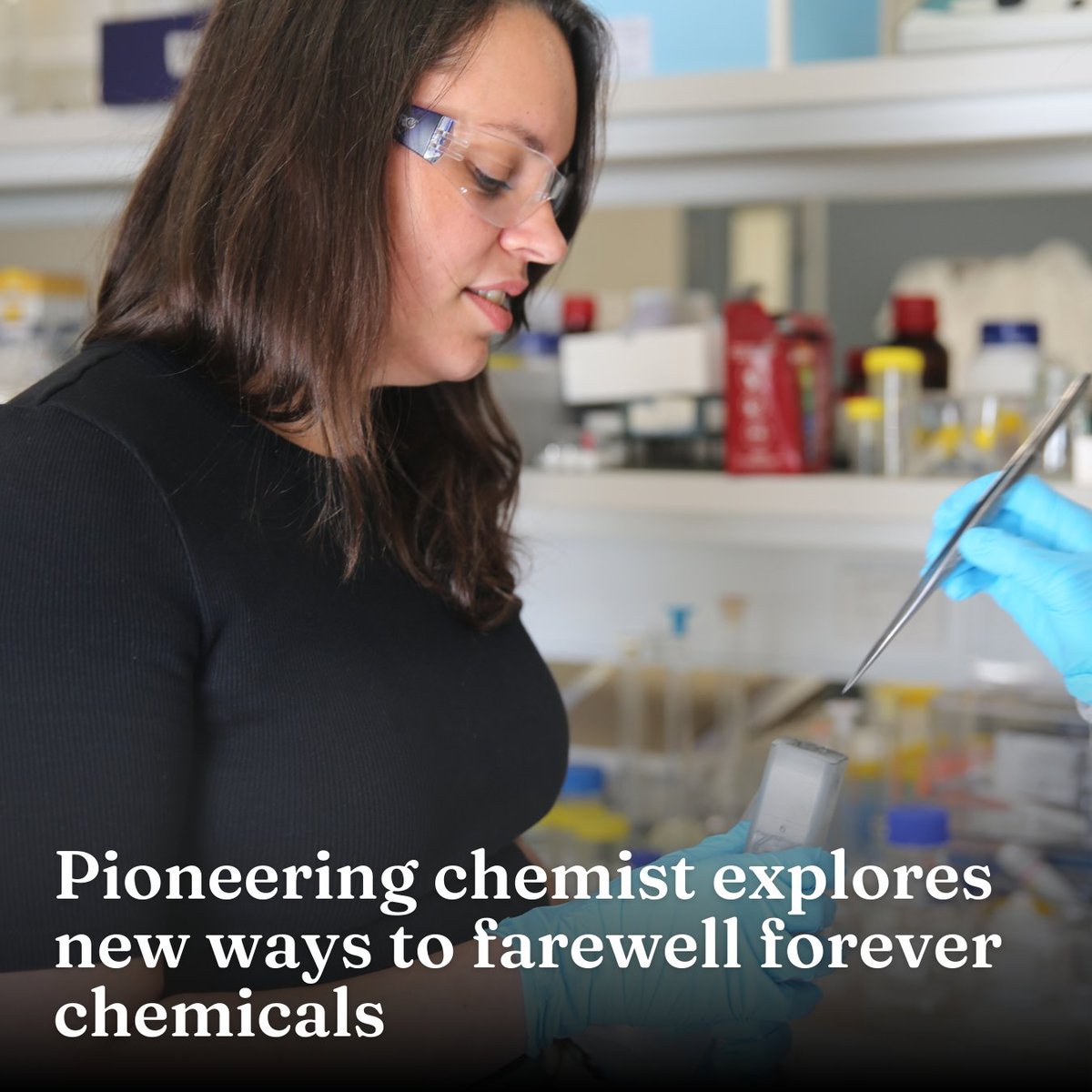 🧪 Chemical engineer @KatrinaWruck is researching ways to reduce 'forever chemicals' that threaten the environment. Follow her path from @QUT's Indigenous Australians PhD program to designing & building a lab-scale device that breaks down #PFAS → unimelb.me/44FWwZq