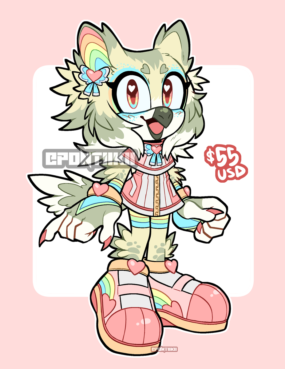 「rainbow nightjar adopt!$55 USD buyer get」|✄ 𝖕𝖔𝖓𝖙𝖎 ---のイラスト