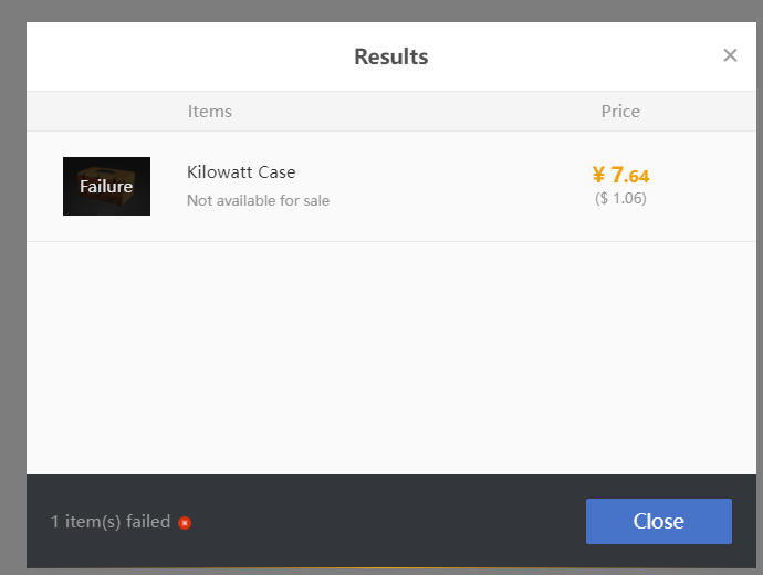 CSCityGG's tweet image. 🚨Breaking: Buff.163 no longer allows people to purchase/sell CS2 Cases, Capsules, and Packages now.