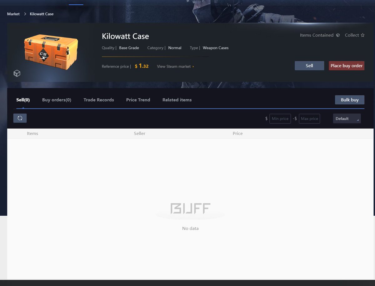 CSCityGG's tweet image. 🚨Breaking: Buff.163 no longer allows people to purchase/sell CS2 Cases, Capsules, and Packages now.