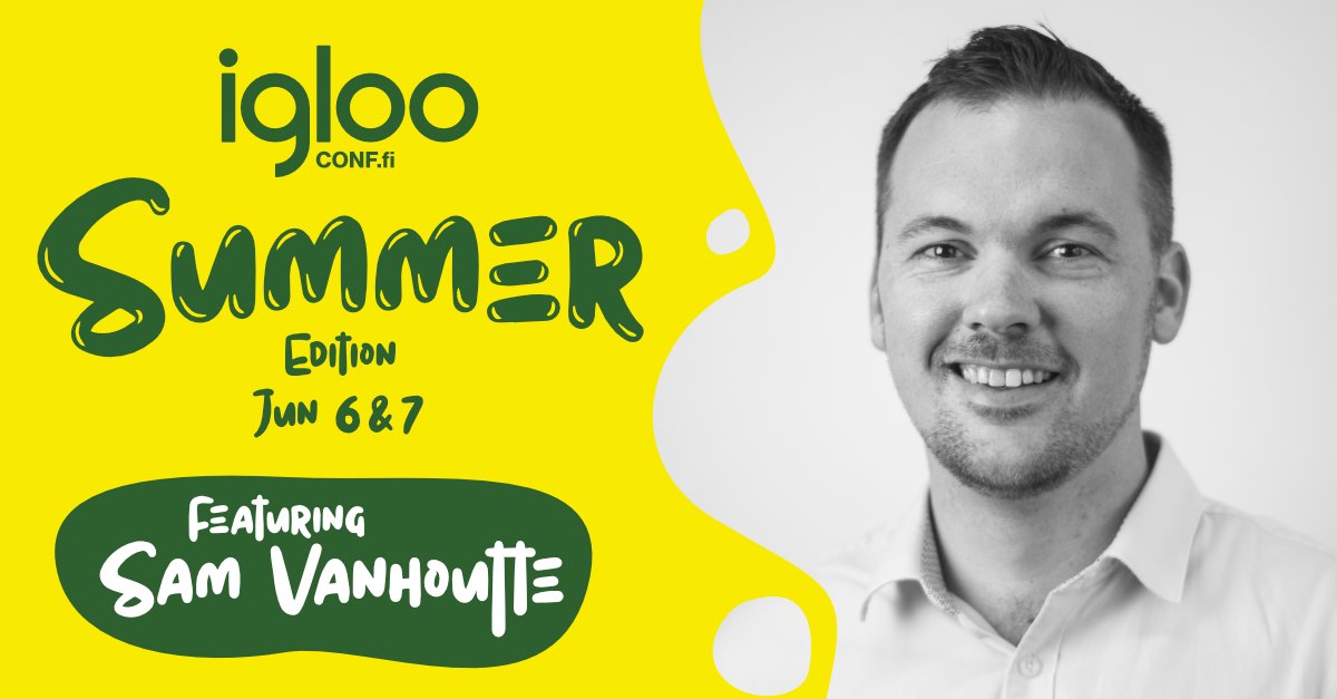 Finland Azure User Group (@azureugfi) on Twitter photo π Catch <a href="/SamVanhoutte/">Sam Vanhoutte</a> at IglooConf 2024! <a href="/Azure/">Microsoft Azure</a> MVP, technical lead & advisor, and a frequent speaker Sam brings a fresh take on testing. Say goodbye to mundane tests & hello to efficiency with his session "Azure Assured: pragmatic Azure testing." π
June 6-7 | π Helsinki π Catch <a href="/SamVanhoutte/">Sam Vanhoutte</a> at IglooConf 2024! <a href="/Azure/">Microsoft Azure</a> MVP, technical lead & advisor, and a frequent speaker Sam brings a fresh take on testing. Say goodbye to mundane tests & hello to efficiency with his session "Azure Assured: pragmatic Azure testing." π
June 6-7 | π Helsinki