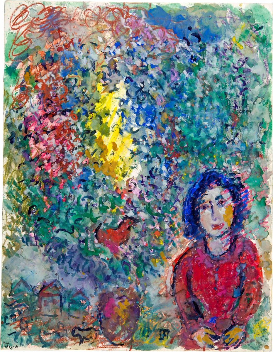 PAINTINGS OF THE DAY: Works by #MarcChagall circa #1950s - #1980s #paintings #greatartist #Russian #France #modernart