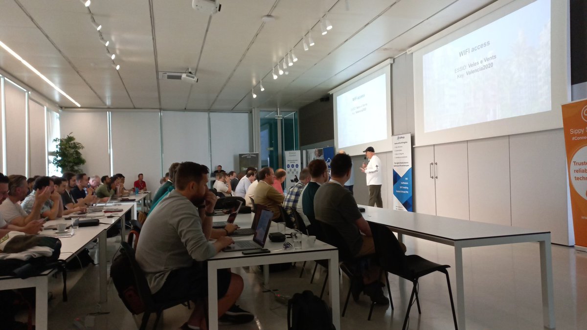 qxip's tweet image. #opensips summit begins in #valencia