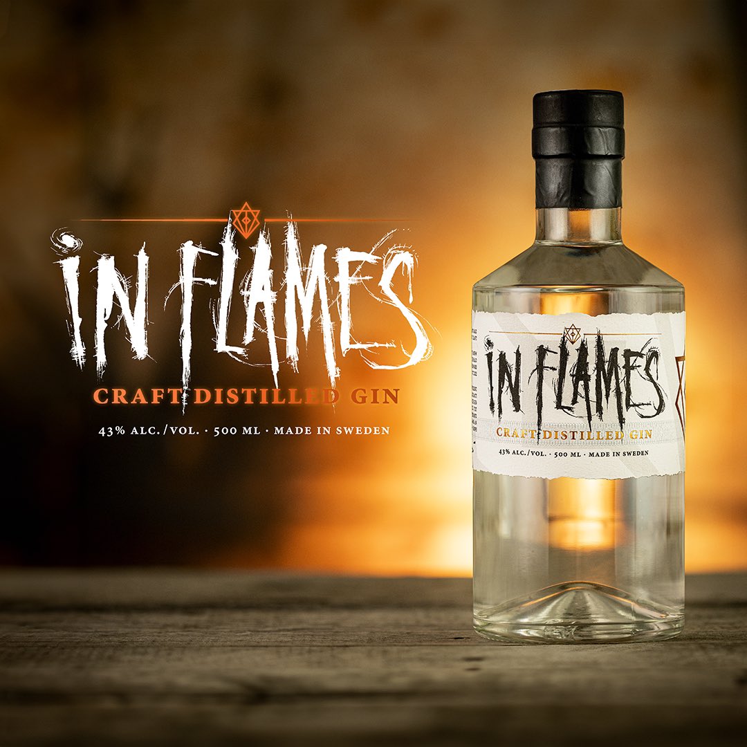 What is the best way to celebrate the Grammis Award for “Forgone” in Sweden? Why not treat yourself with a nice drink of In Flames Craft Distilled Gin! 👉🏻If you haven’t ordered the gin yet you can do it here: systembolaget.se/produkt/sprit/…