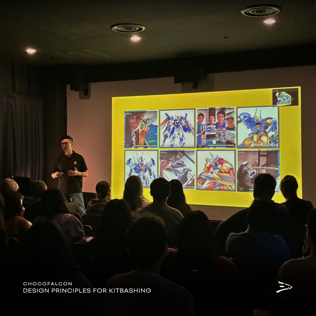 🌟 Unleash your inner builder - Our recent workshop with David, better known as ChocoFalcon, was a captivating dive into the world of Kitbashing and its design principles. 🛠 A big thanks to David for lighting up our campus with passion and inspiration!

#KitBashing #Gunpla