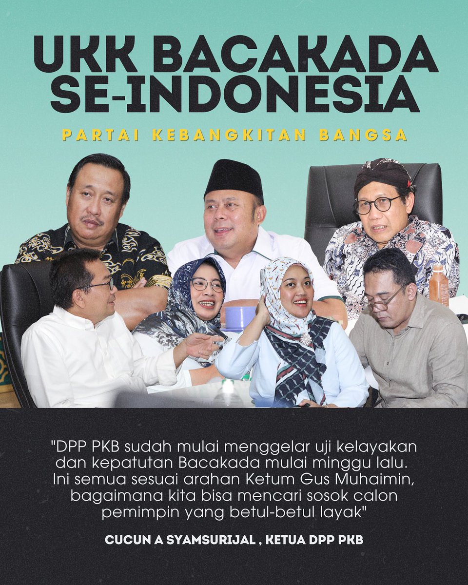 Semoga PKB mendapatkan Kepala Daerah yang baik, berintegritas dan bermutu tinggi, untuk Indonesia yang adil makmur sejahtera.