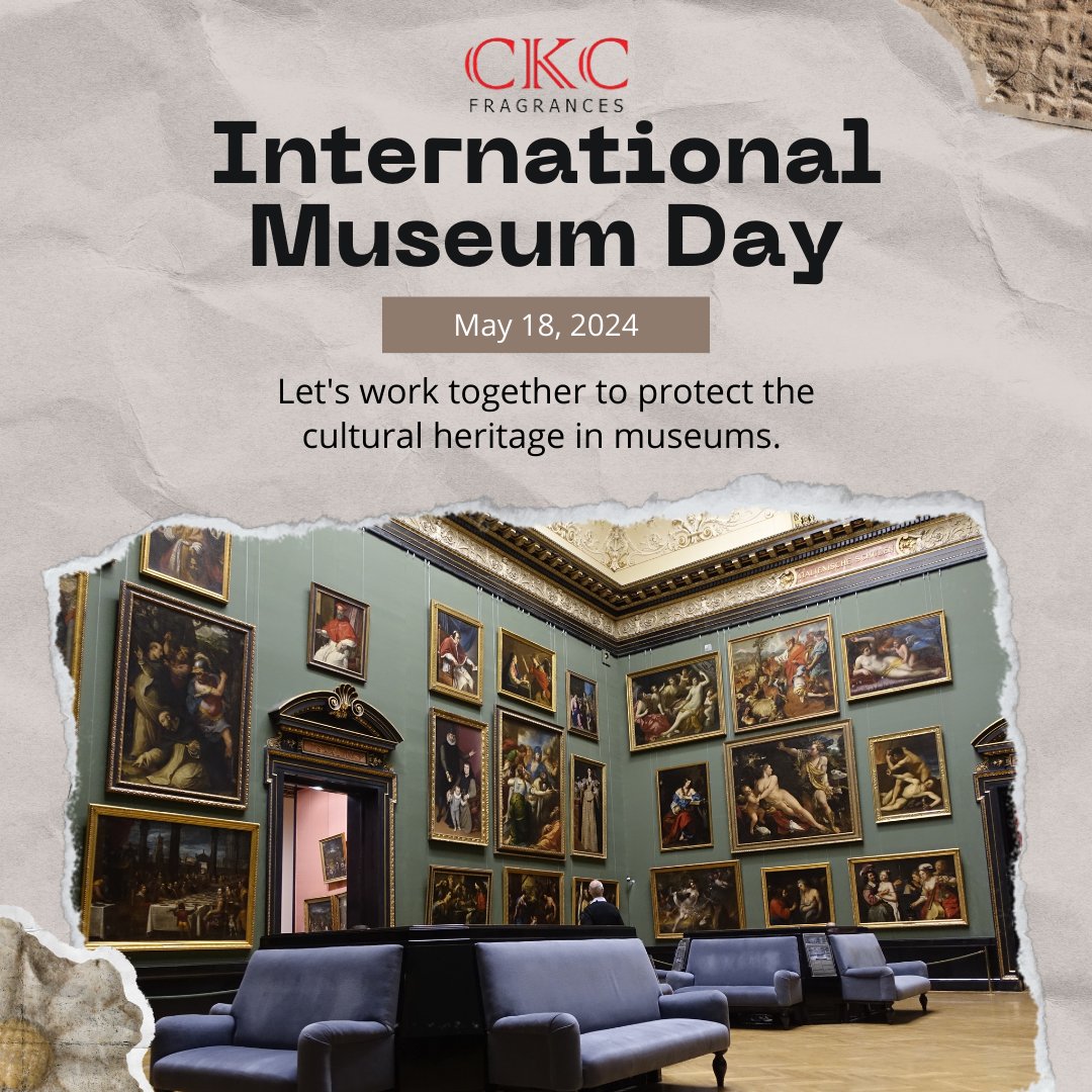 Exploring the world's heritage on International Museum Day. 🌍✨

#InternationalMuseumDay #Heritage #Culture #Artifacts #History #MuseumDay #Explore #Preservation #Education #Inspiration #Discover #Travel #Exhibits #Learning #Appreciation #RishabhCKothari #ckcfragrances
