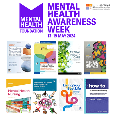 #MentalHealthAwarenessWeek UHL library services has a wide selection of mental health resources available via our catalogue: uhl-library.nhs.uk/catalogue <a href="/uhllib/">UHL Libraries & Information Services</a> <a href="/LPTnhs/">Leicestershire Partnership NHS Trust</a> <a href="/LeicPatientLib/">Patient Information</a> <a href="/NHS_LLR/">NHS Leicester, Leicestershire and Rutland</a> <a href="/UHLCL/">UHL Clinical Librarians</a>