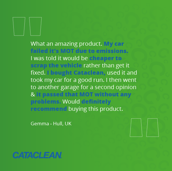 Another happy customer! 'I was told it would be cheaper to scrap the vehicle rather than get it fixed' #Cataclean #EngineCleaning #FuelAdditive #emissions #reviews #performance #catalyticconverter #review #testimonial