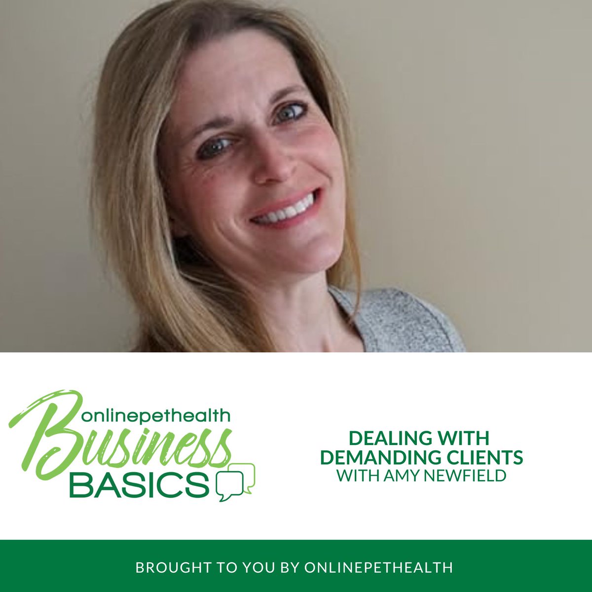 Demanding clients are demanding for one of two reasons.
Amy Newfield joins us to discuss the reasons clients can be demanding, how we contribute to the problem, and most importantly what we can do in situations where clients become highly upset or demanding.