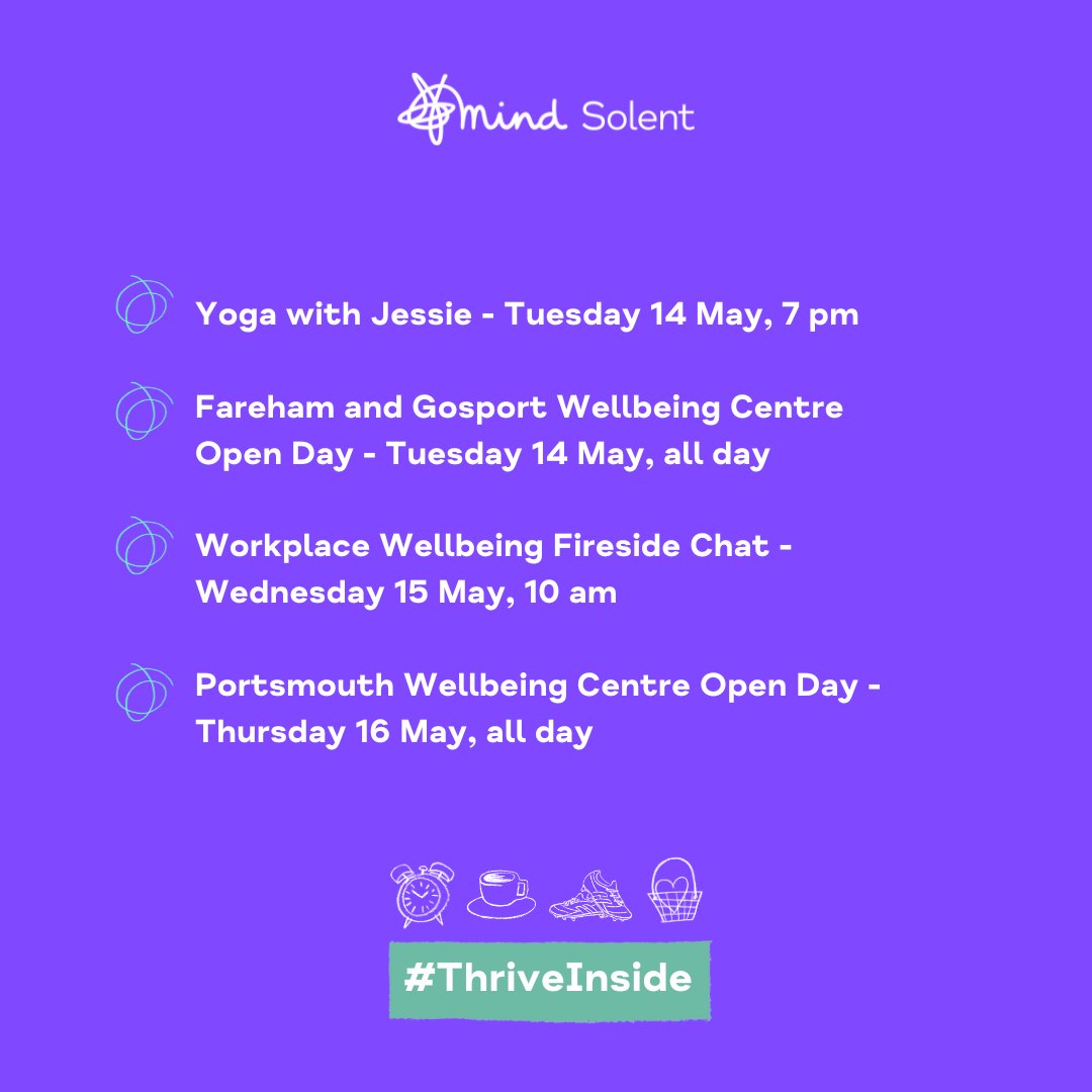 Here's what we are up to this #MentalHealthAwarnessWeek and the things you can get involved in.  Join in and #ThriveInside: bit.ly/3UTzbQD