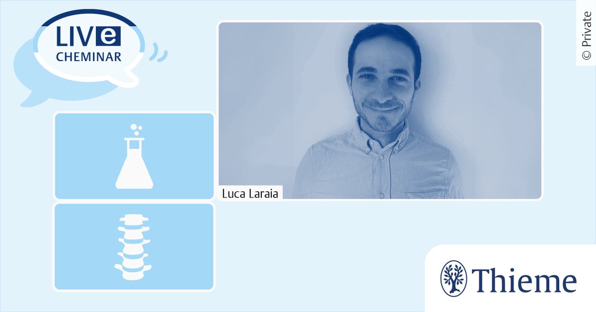 Luca Laraia (@laraialab) gives insights into “Next-Generation Strategies for the Synthesis of Functional, Natural Product Inspired Compounds” in our upcoming #Cheminar on May 29, 2024, at 11:00 AM (CEST). Register today! 👉 brnw.ch/21wJKRh