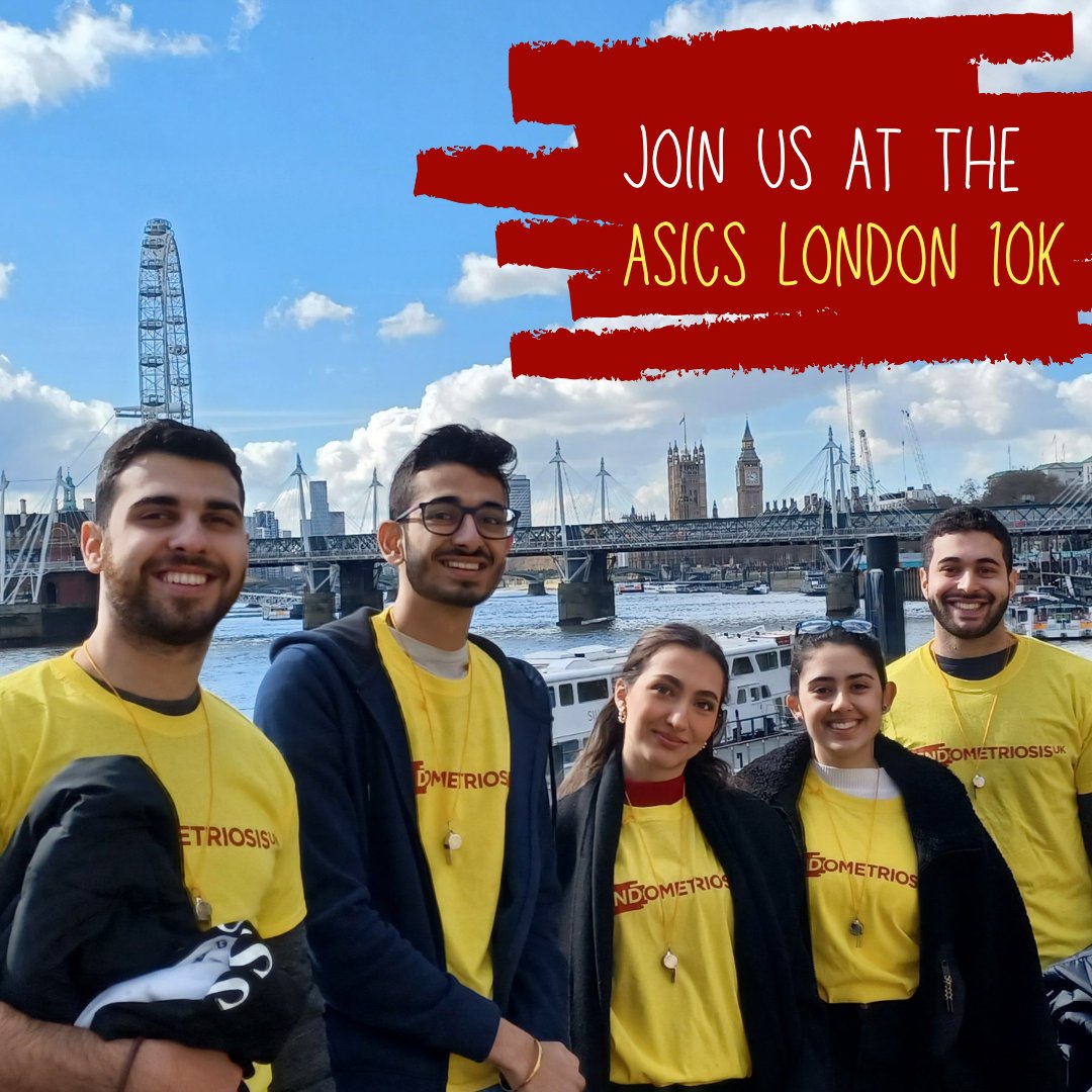 Take in London's top landmarks and get the best view across the river of the London Eye as an Endometriosis UK runner at the London 10K, July 2024 🤩 If running isn't your thing, why not soak up the atmosphere as a cheer volunteer instead? Find out more: endometriosis-uk.org/civicrm/event/…