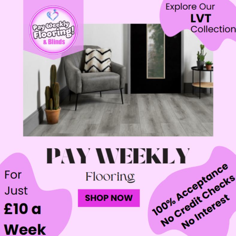 🏡✨ Elevate your flooring game with our remarkable LVT range at Pay Weekly Flooring! 🏠🔨
Discover a diverse selection of LVT flooring options tailored to your unique style and needs. Dive into our collection today! 😊💼
#FlooringGoals #LVTvsVinyl #UpgradeYourSpace #LVT