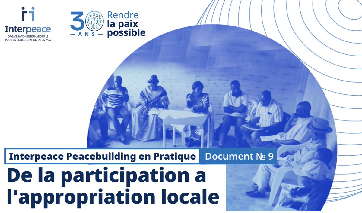 Quel est le rôle des médiateurs internes et comment les communautés nationales et internationales peuvent-elles les soutenir dans leurs efforts de prévention des conflits ? Nouveau rapport partage les leçons apprises du processus de médiation en #RDC. bit.ly/3wBgsQG