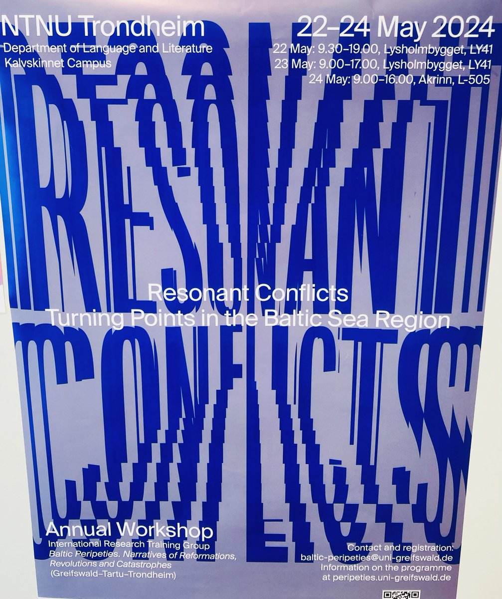 <a href="/NTNU/">NTNU</a> proudly presents: Annual Workshop of the <a href="/IRTG_Peripeties/">Baltic Peripeties (IRTG)</a> network, funded by <a href="/dfg_public/">DFG public | @dfg_public@wisskomm.social</a>: Resonant Conflicts. Turning Points in the Baltic Sea Region.