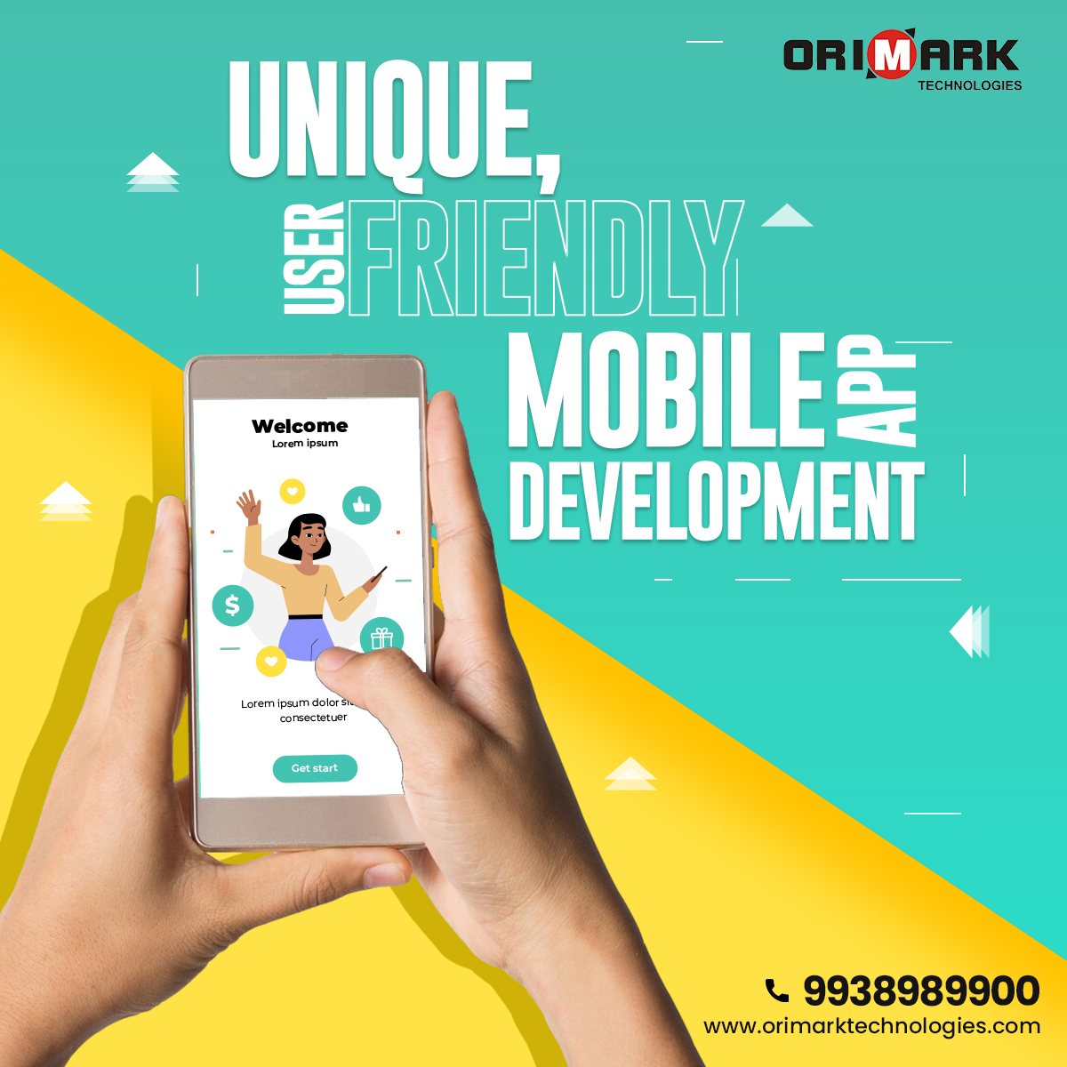 Discover the essence of seamless #mobileappdevelopment with #OrimarkTechnologies! Our team specializes in crafting unique, user-friendly applications tailored to your specific needs and preferences.

Contact us today at 9938989900 to turn your app idea into reality! 

#mobileapp